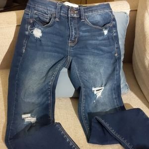Mudd size 1 stretch low rise skinny jeans